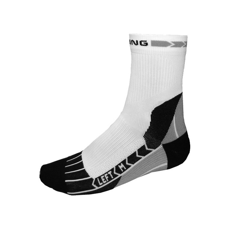 Spring 901 Progressive Compression kort strumpa vit-grå Spring 901 Progressive Compression kort strumpa vit-grå